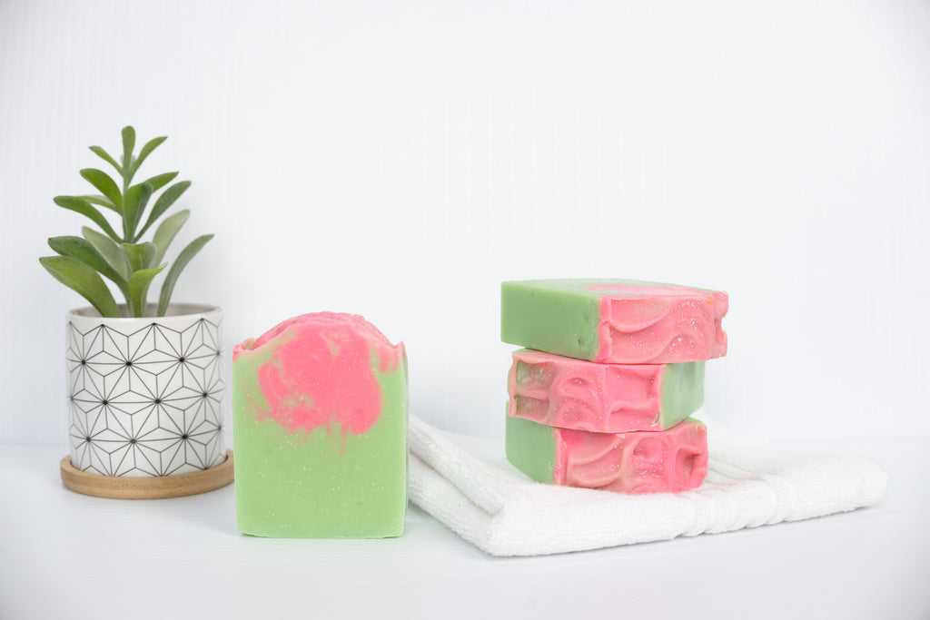 Baja Bloom Bar Soap stacked bars by Vie Douce