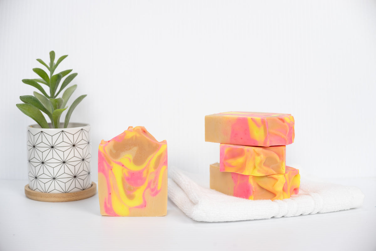 Golden Hour Bar Soap stacked bars by Vie Douce